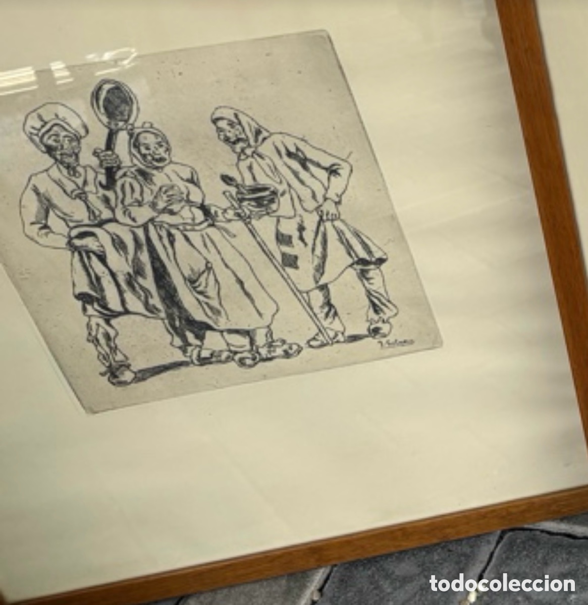 Otros objetos de arte: Dos Aguafuertes de Jos&eacute; Gutierrez Solana - Foto 8
