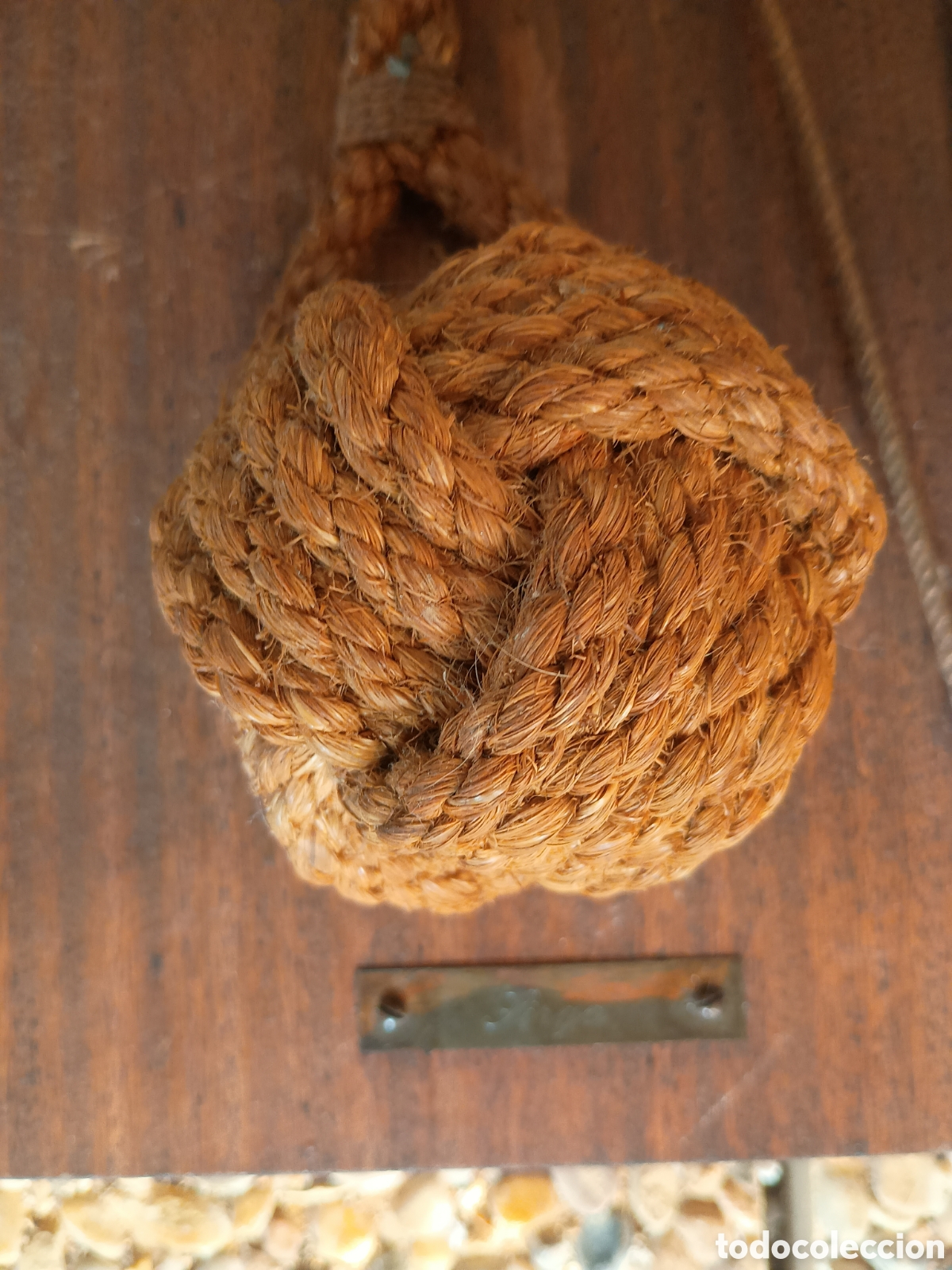Otros objetos de arte: Nudos marinero enmarcado en tablero - Foto 3