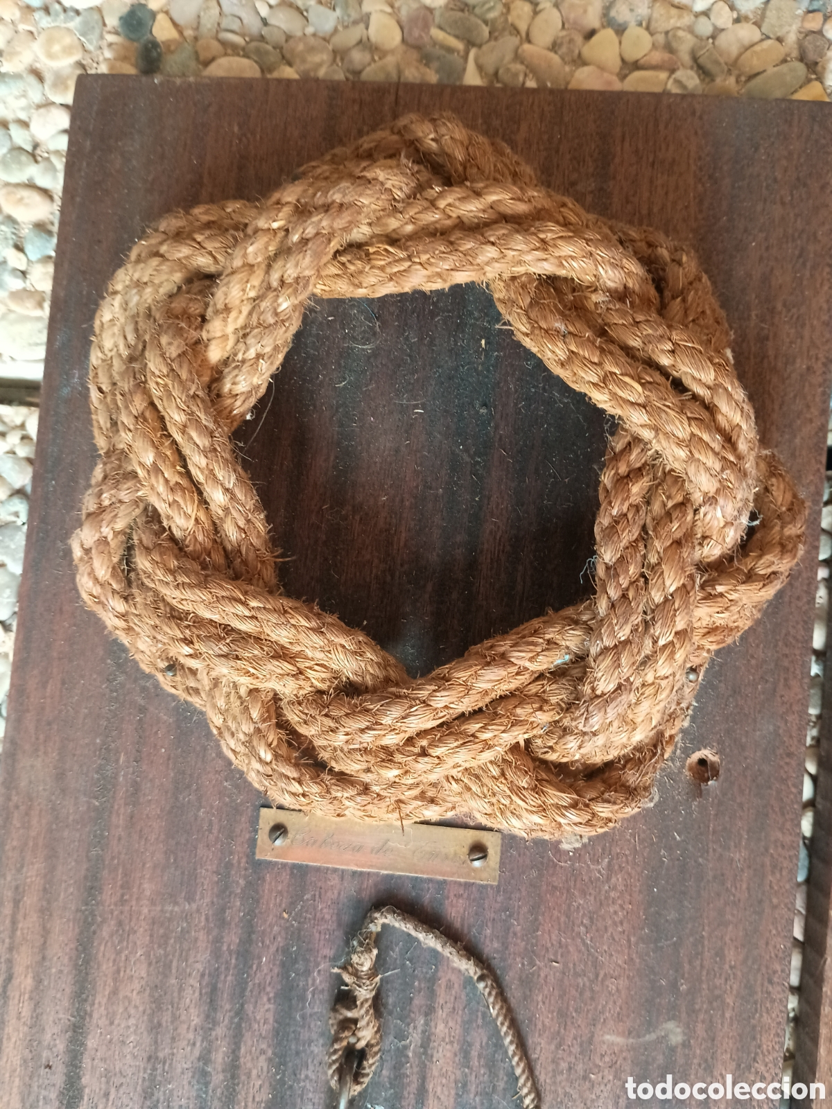 Otros objetos de arte: Nudos marinero enmarcado en tablero - Foto 4
