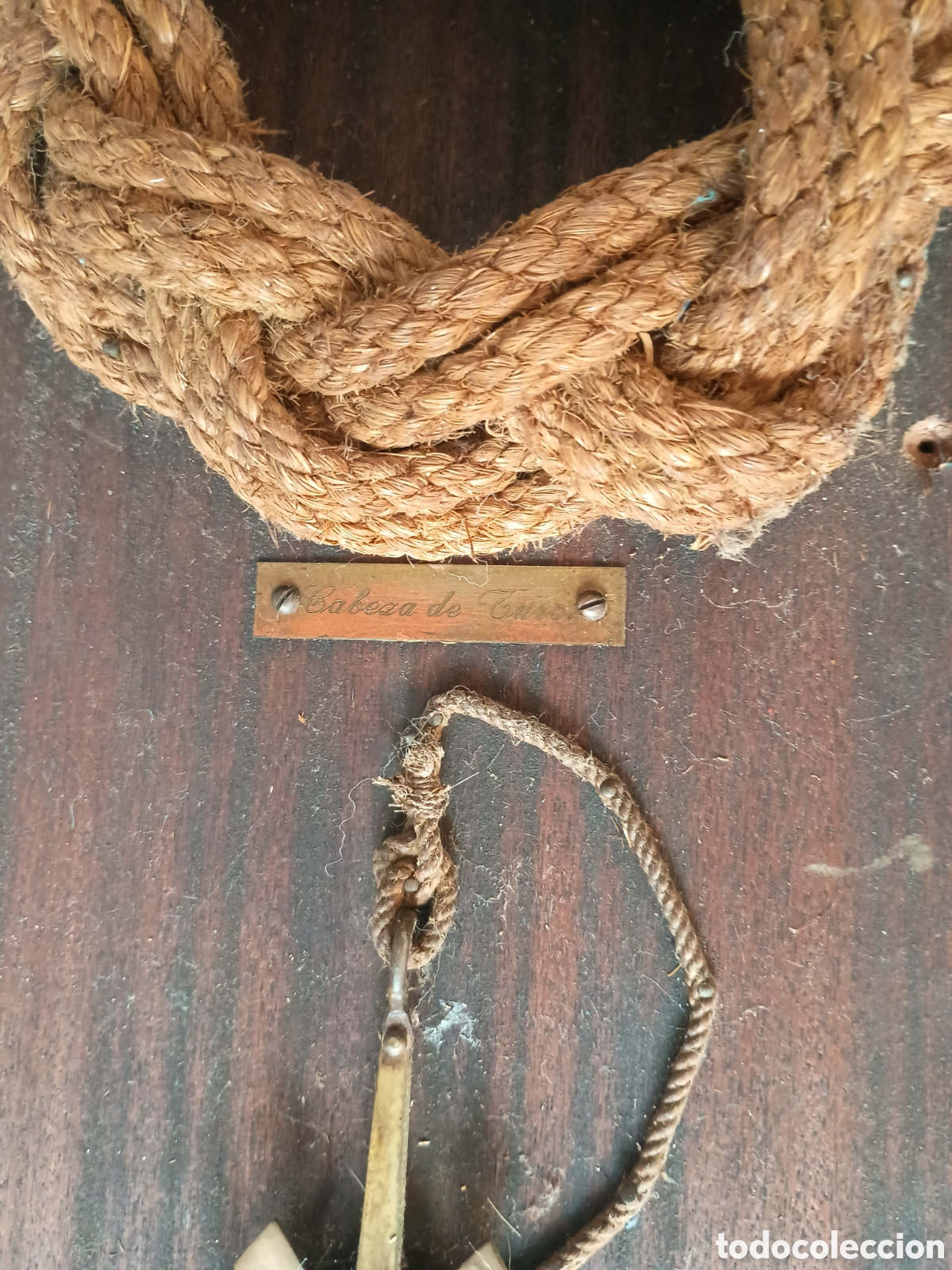 Otros objetos de arte: Nudos marinero enmarcado en tablero - Foto 5