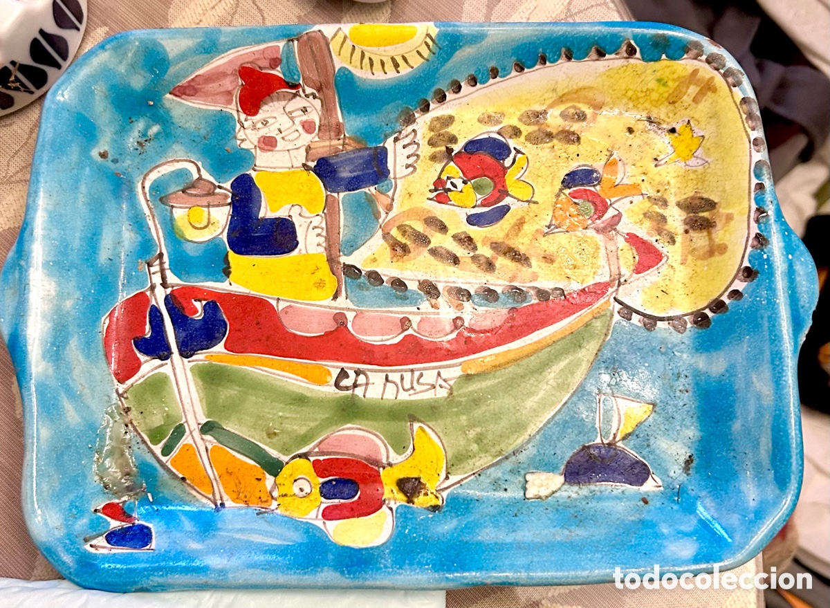Otros objetos de arte: Giovanni de Simone, bandeja - Foto 1