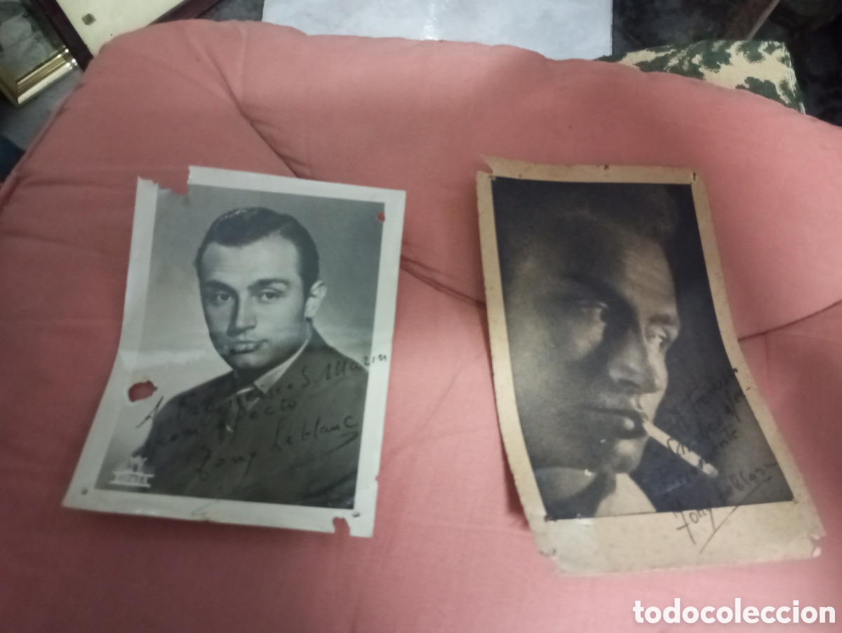 Otros objetos de arte: Aut&oacute;grafos Tony Leblanc - Foto 1