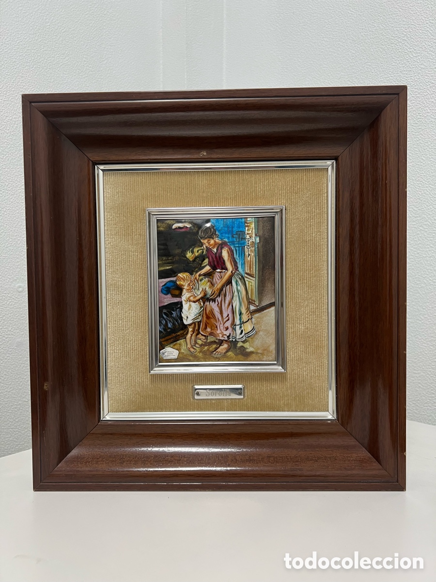 Otros objetos de arte: Cuadro en Esmalte de Joaqu&iacute;n Sorolla - Foto 1