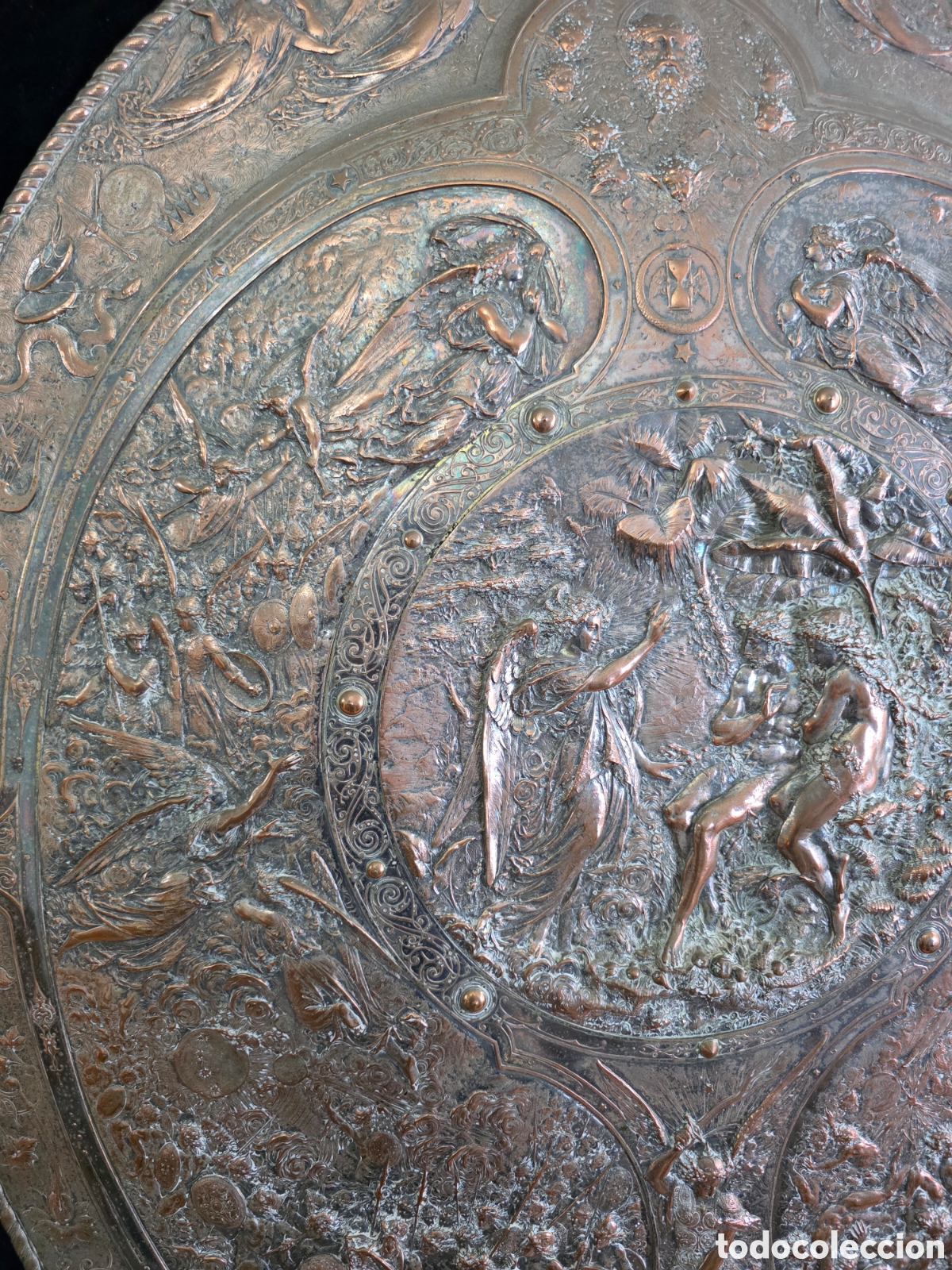 Otros objetos de arte: ESCUDO PLATEADO DE ELKINGTON - Foto 3