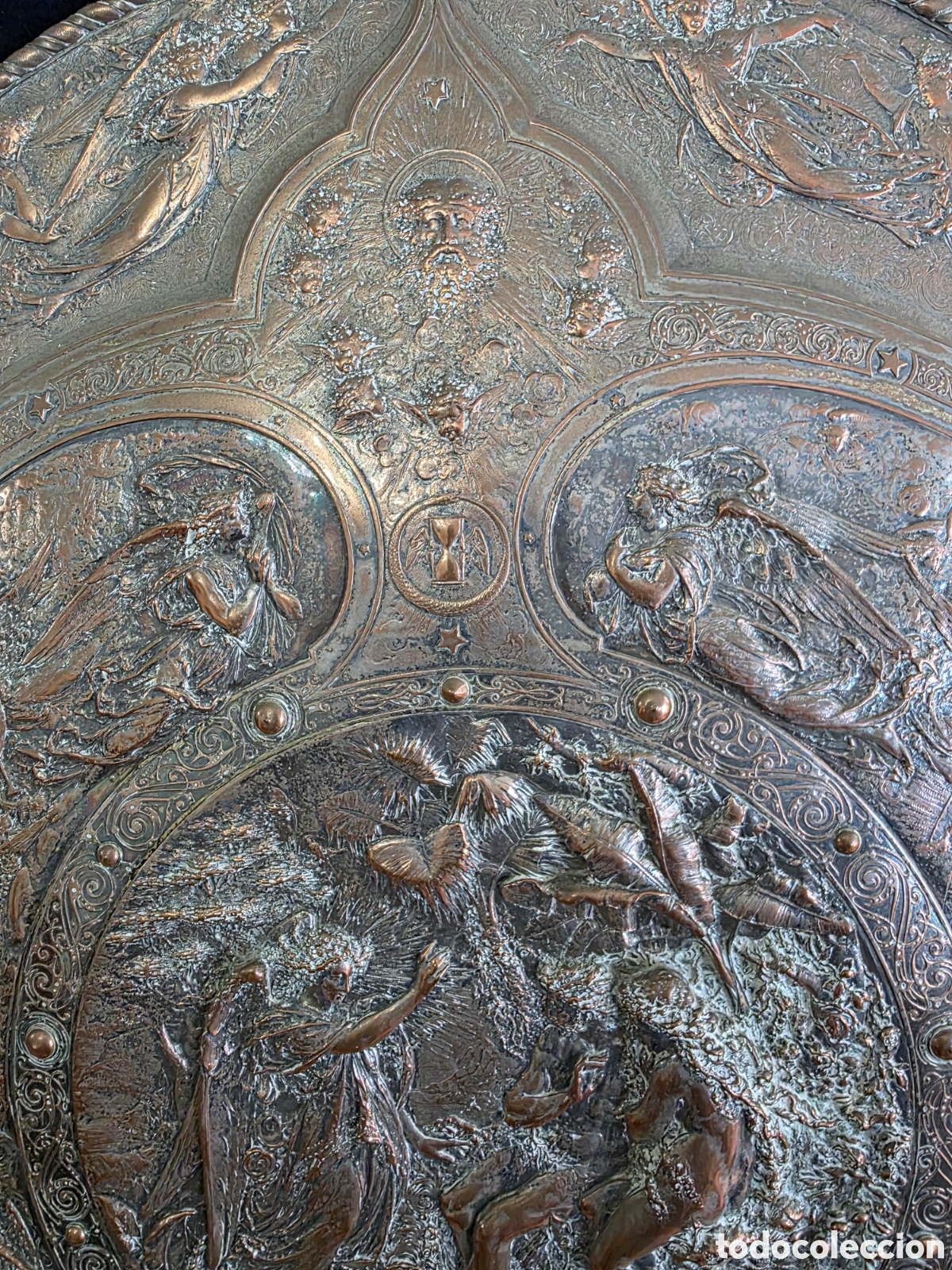 Otros objetos de arte: ESCUDO PLATEADO DE ELKINGTON - Foto 4