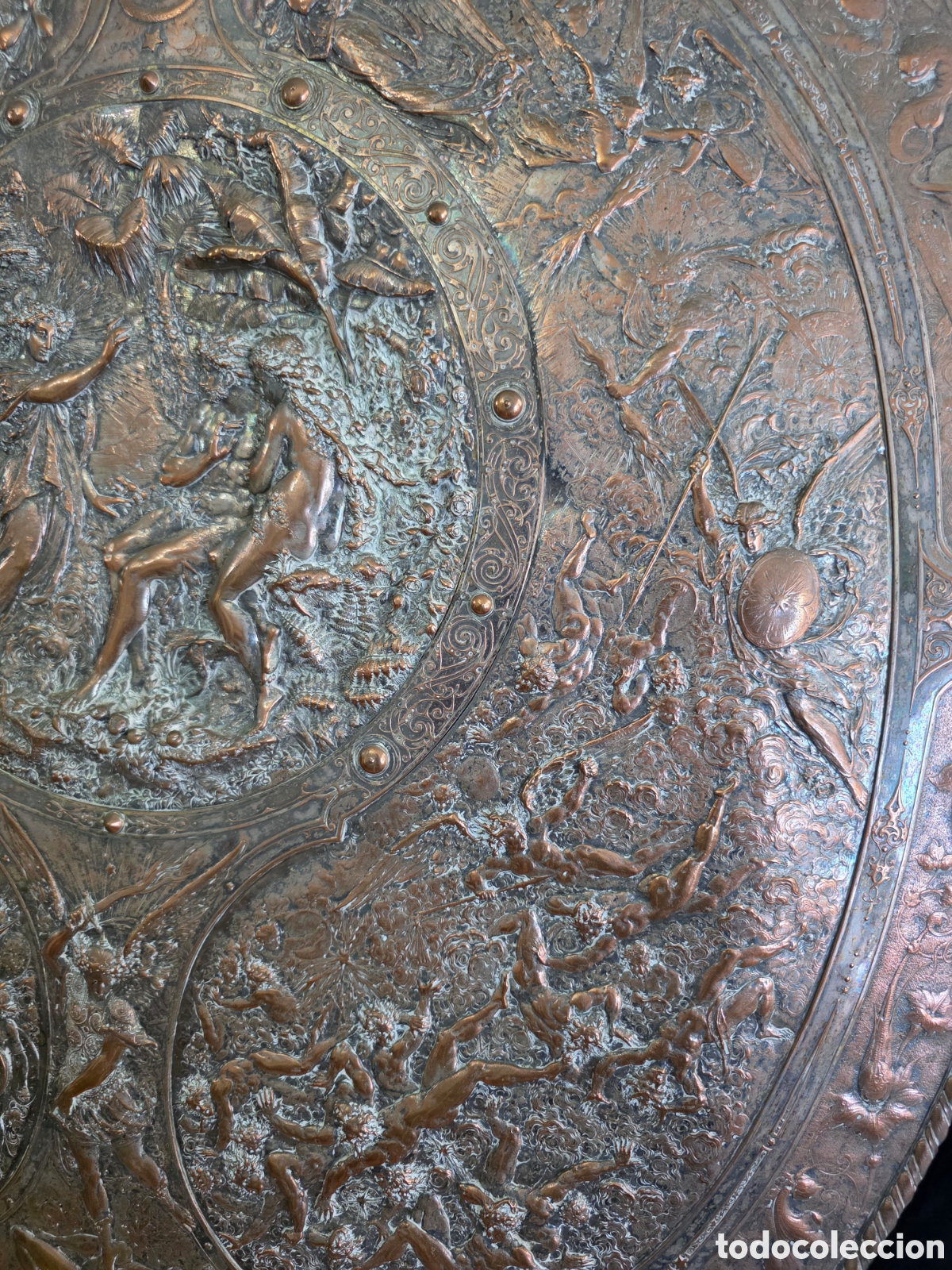 Otros objetos de arte: ESCUDO PLATEADO DE ELKINGTON - Foto 5