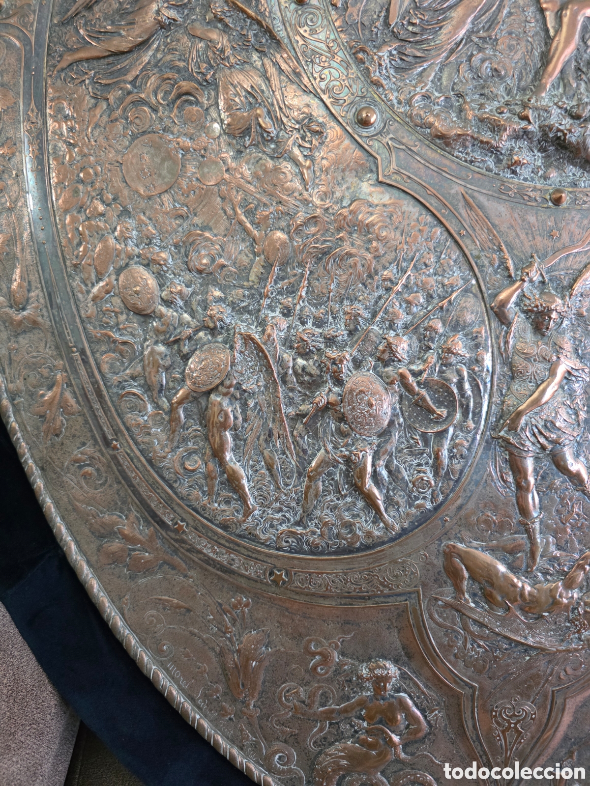 Otros objetos de arte: ESCUDO PLATEADO DE ELKINGTON - Foto 6