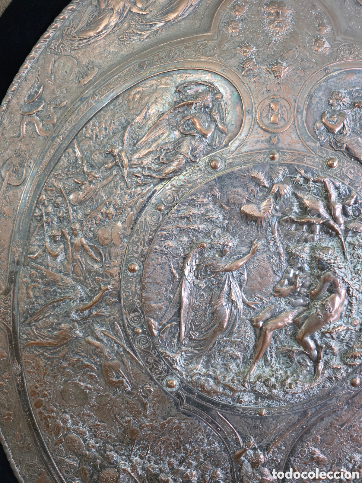 Otros objetos de arte: ESCUDO PLATEADO DE ELKINGTON - Foto 8