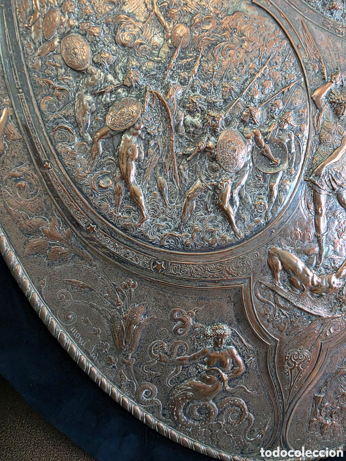 Otros objetos de arte: ESCUDO PLATEADO DE ELKINGTON - Foto 12