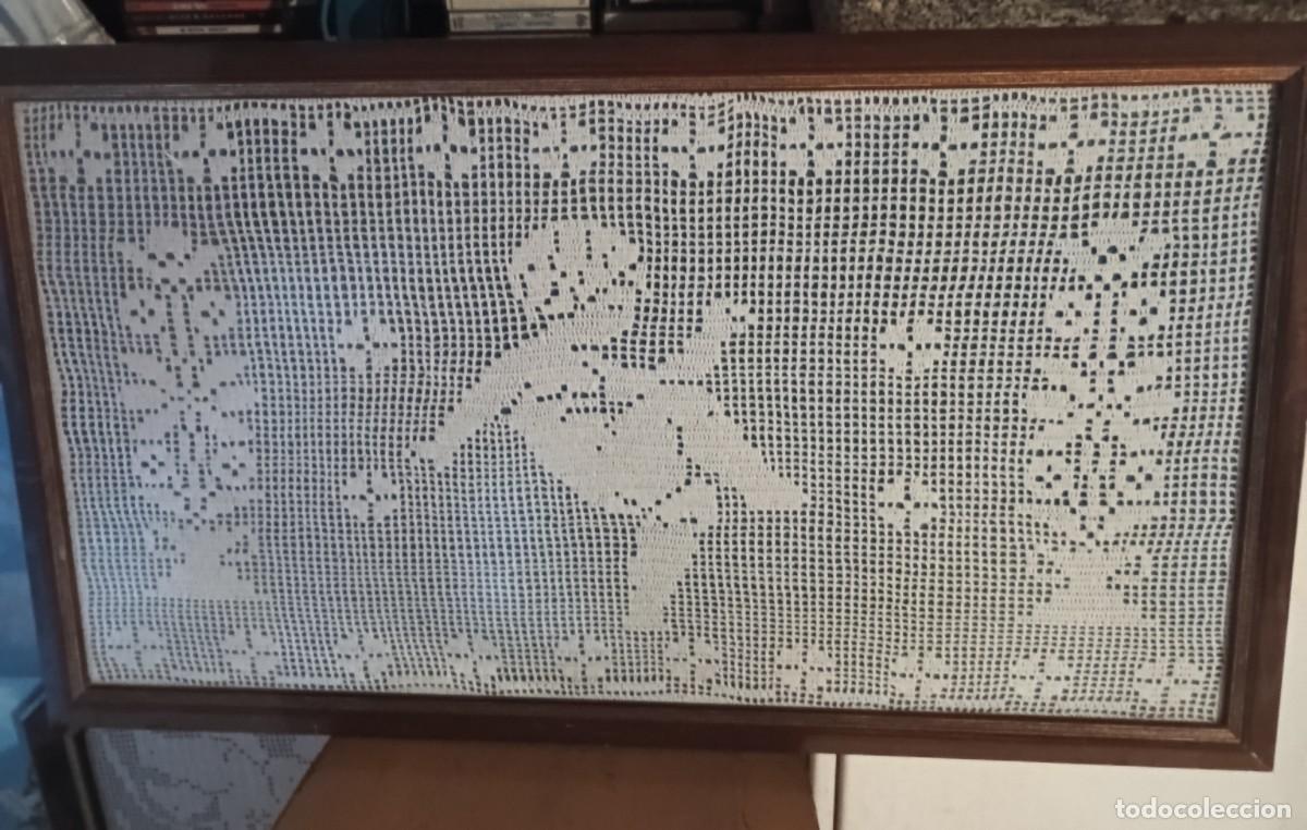 Otros objetos de arte: CUADRO-QUERUBIN-GANCHILLO. - Foto 4