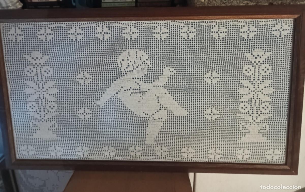 Otros objetos de arte: CUADRO-QUERUBIN-GANCHILLO. - Foto 5