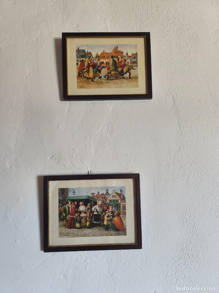 Otros objetos de arte: Dos cuadros de Vicente Roso - Foto 1