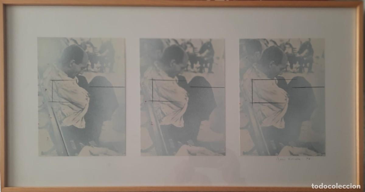 Otros objetos de arte: Tr&iacute;ptico original de Dar&iacute;o Villalba (1939-2018) - Foto 1
