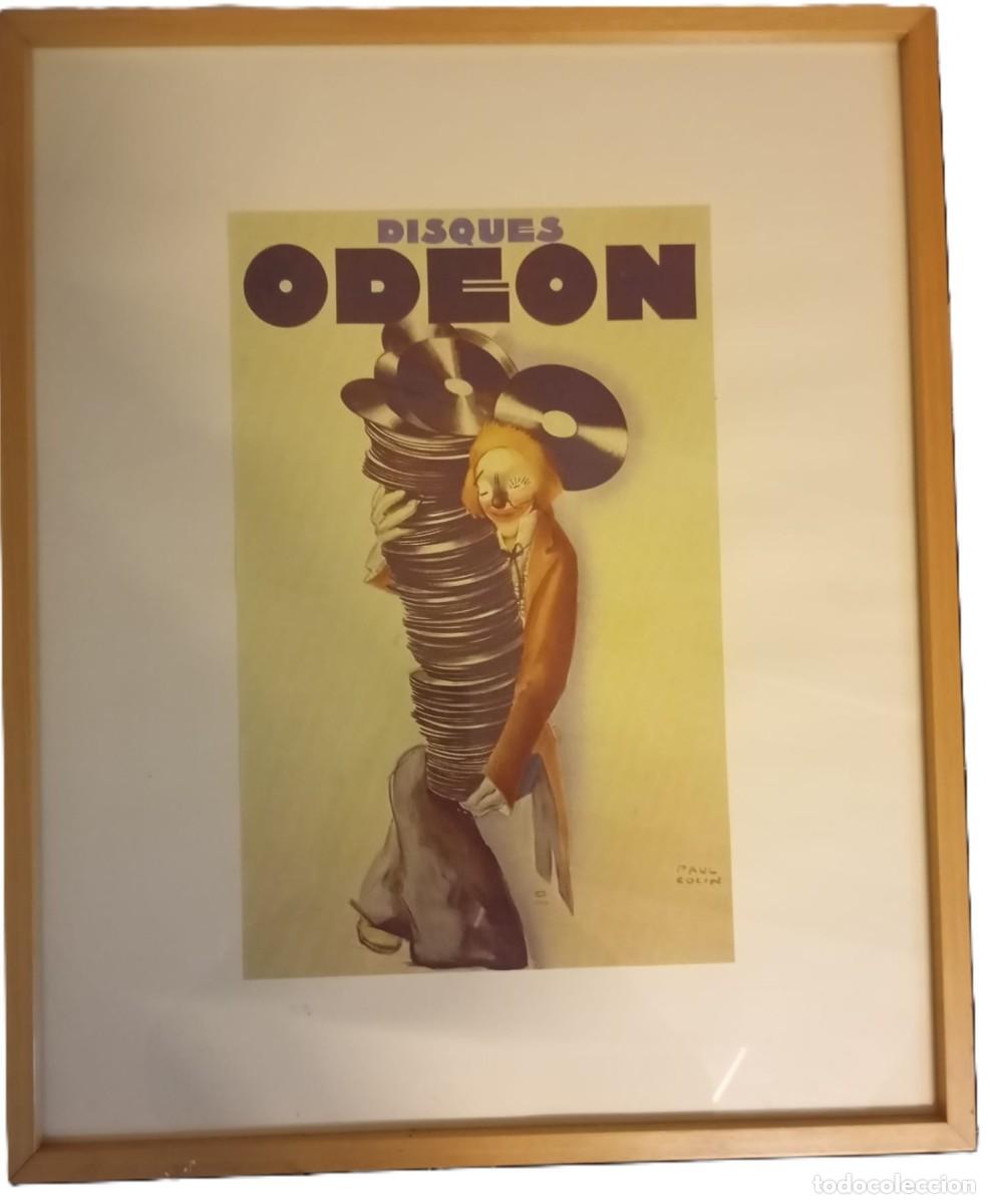 Otros objetos de arte: Cuadro: DISQUES ODEON - SOLO RECOGIDA EN TIENDA - Foto 1
