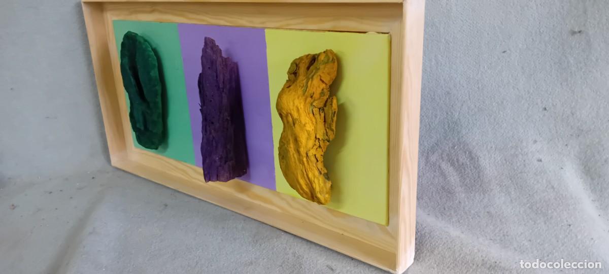 Otros objetos de arte: Composicion tecnica mixta &rdquo;Texturas&rdquo;. 51 x 27 cm - Foto 2
