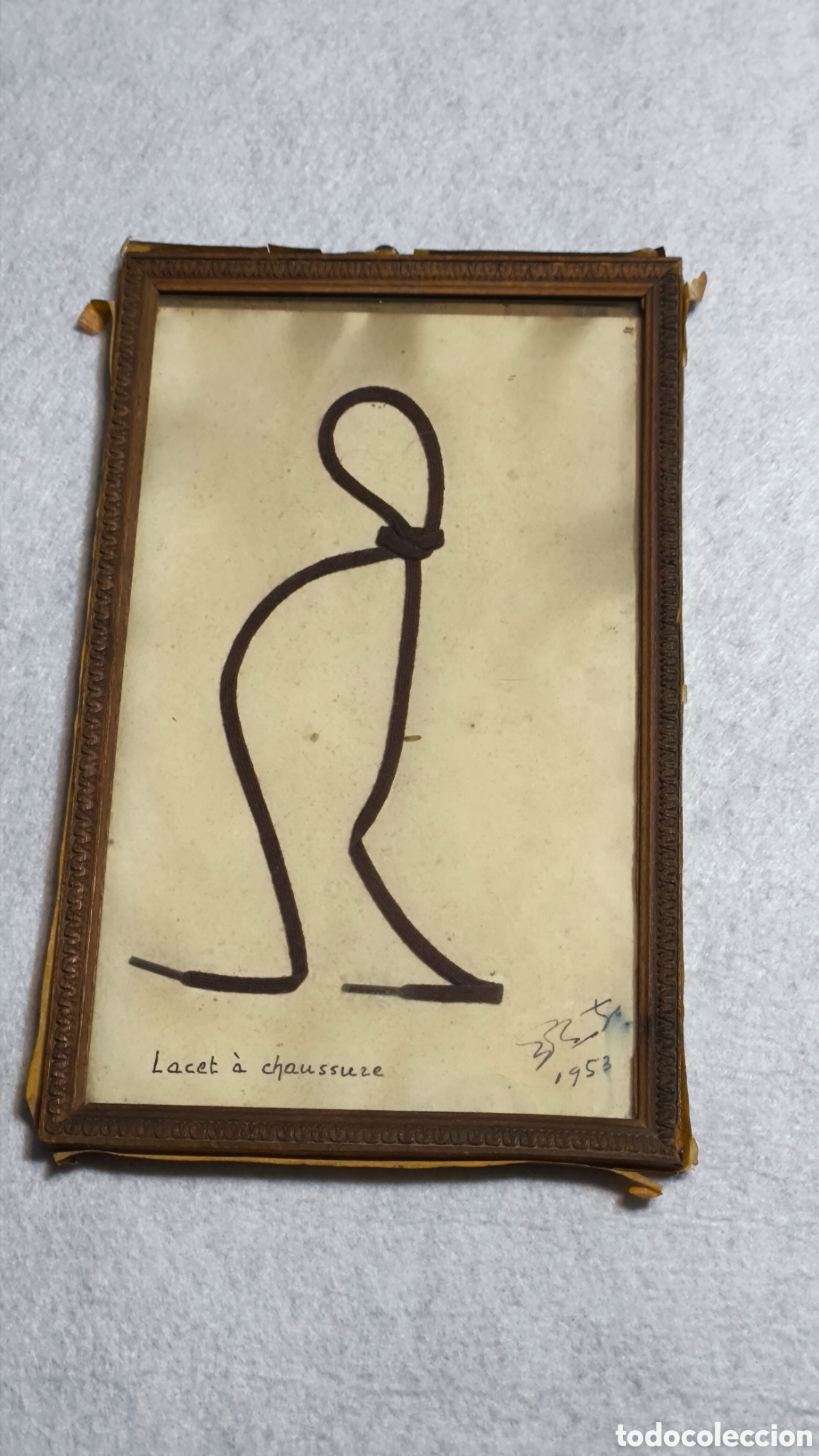 Otros objetos de arte: Lacet &agrave; chaussure Arte objetual (assemblage) 1953 - Foto 2