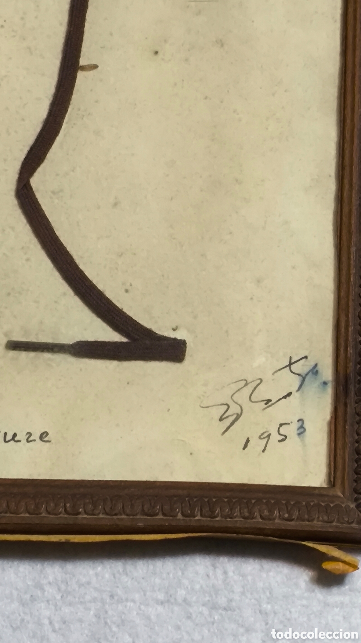 Otros objetos de arte: Lacet &agrave; chaussure Arte objetual (assemblage) 1953 - Foto 6