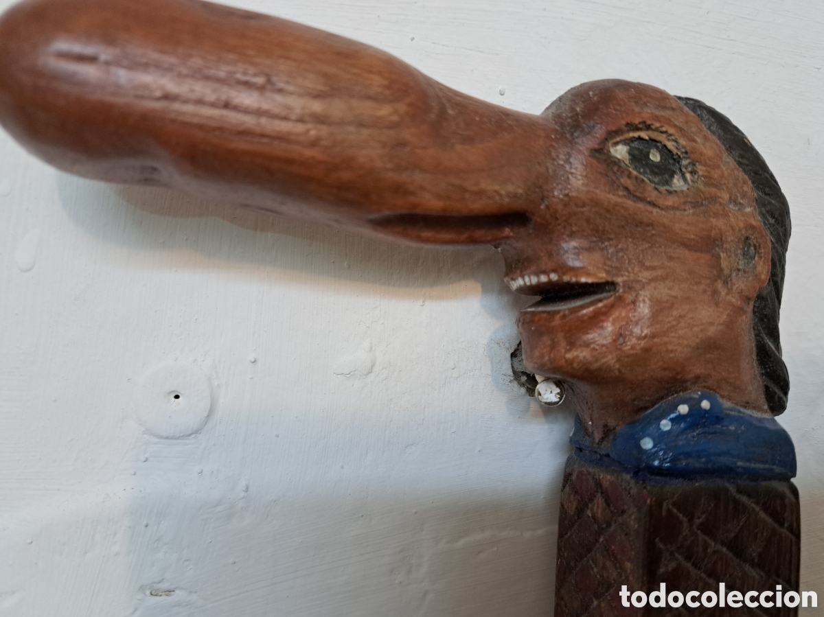 Otros objetos de arte: Antiguo baston napolitano - Foto 2