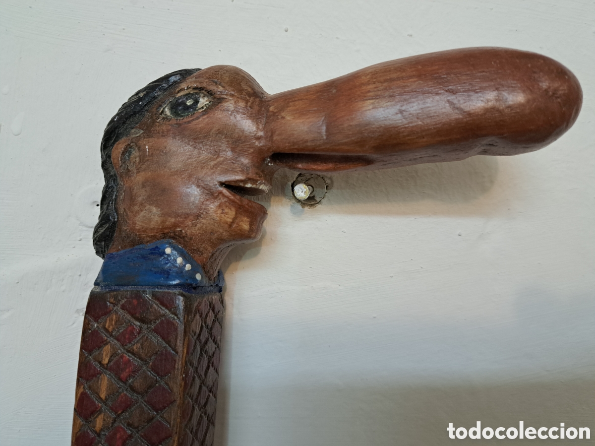 Otros objetos de arte: Antiguo baston napolitano - Foto 4