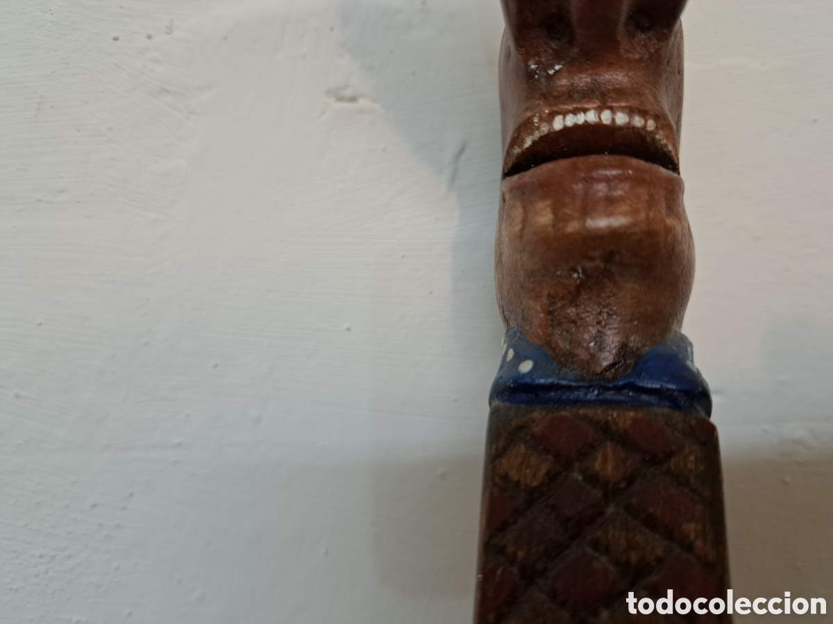Otros objetos de arte: Antiguo baston napolitano - Foto 5