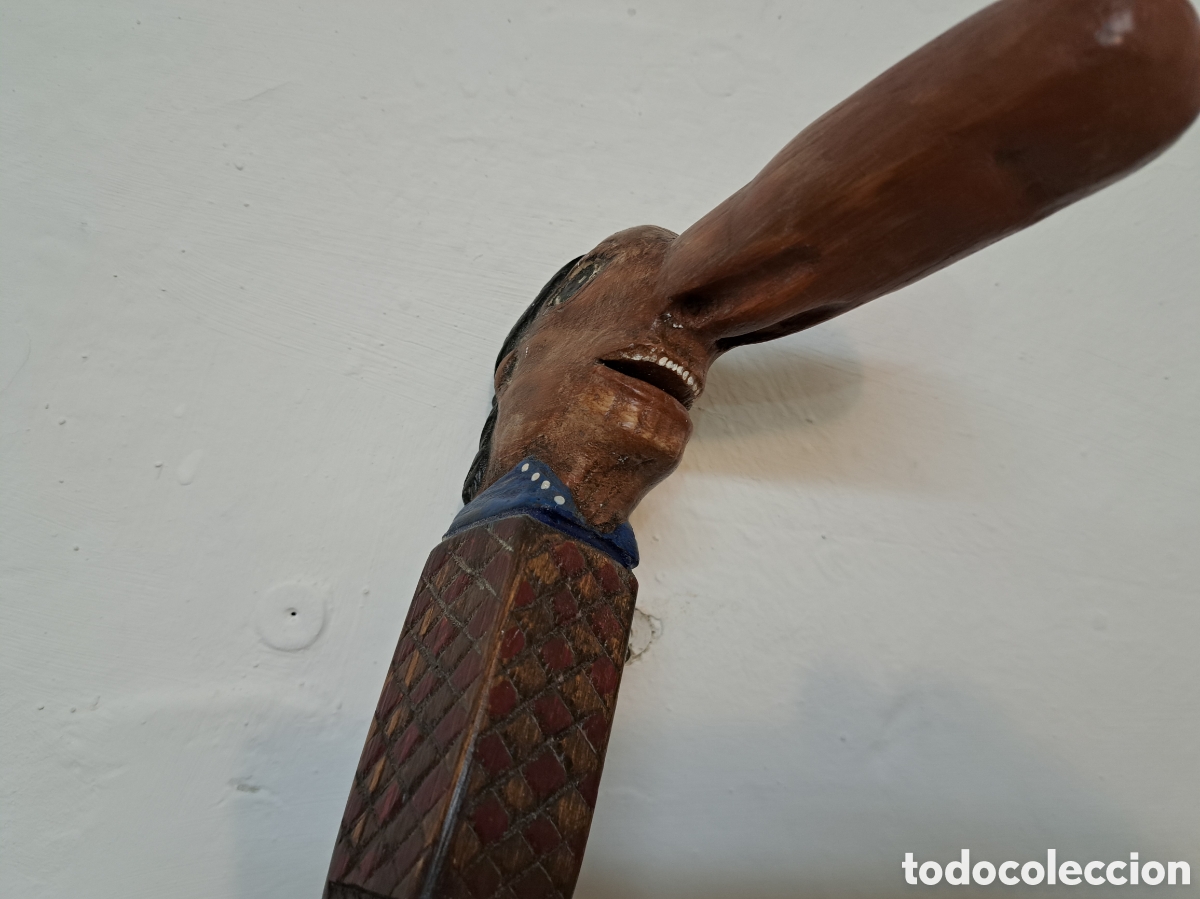 Otros objetos de arte: Antiguo baston napolitano - Foto 7