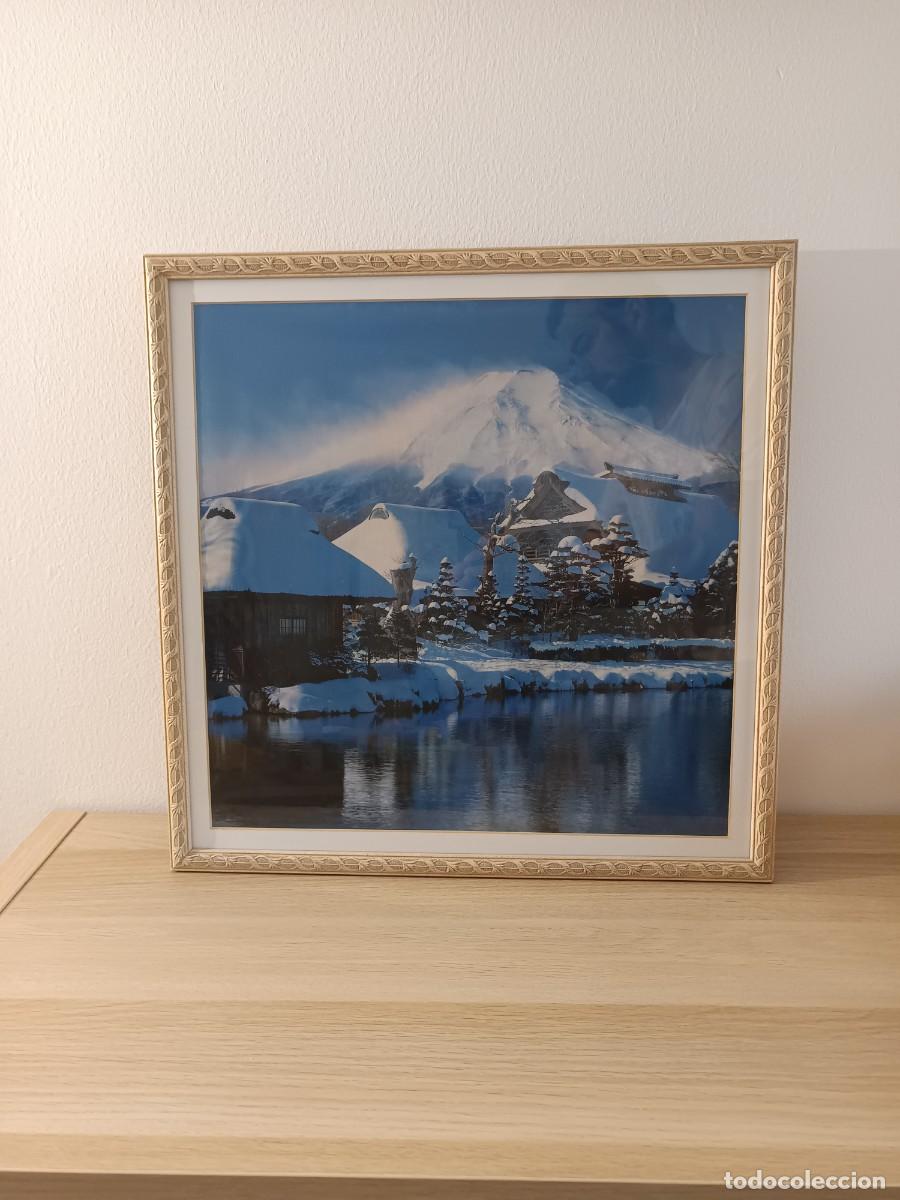 Otros objetos de arte: Cuadro paisaje nieve - Foto 1