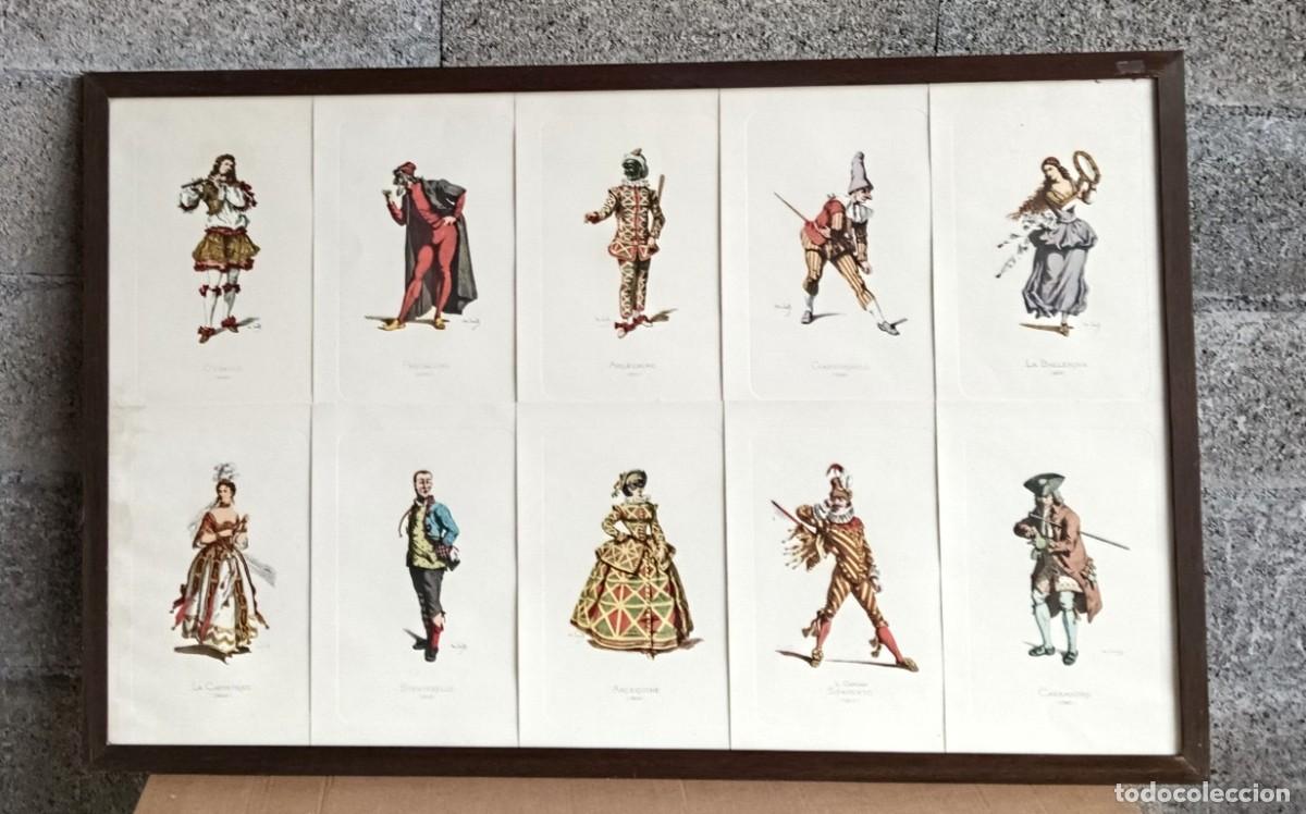 Otros objetos de arte: Cuadro laminas de personajes cl&aacute;sicos - Foto 1