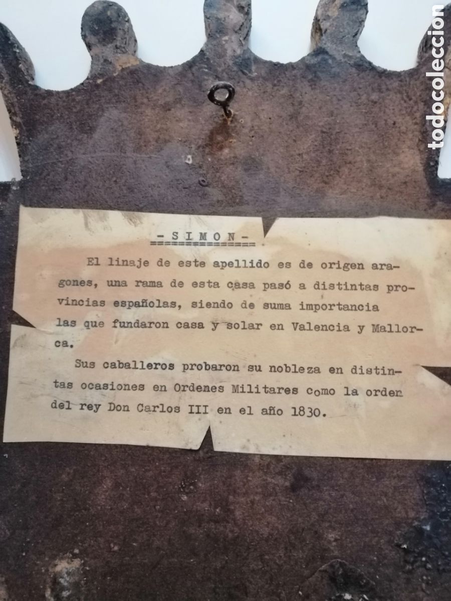 Otros objetos de arte: Escudo Her&aacute;ldico Rovira - Foto 2