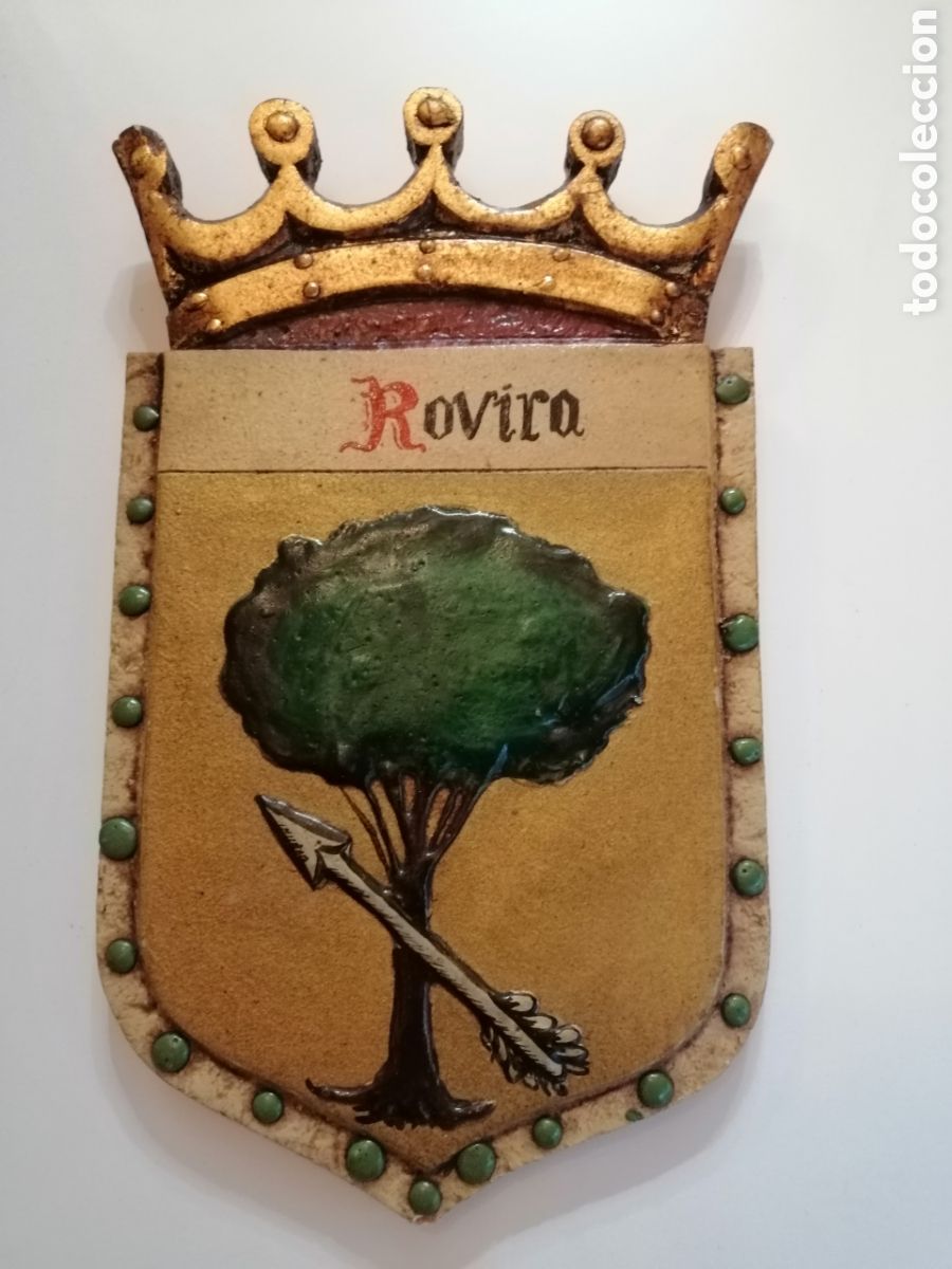 Otros objetos de arte: Escudo Her&aacute;ldico Rovira - Foto 3