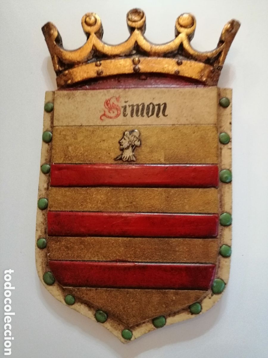 Otros objetos de arte: Escudo Her&aacute;ldico Sim&oacute;n - Foto 1