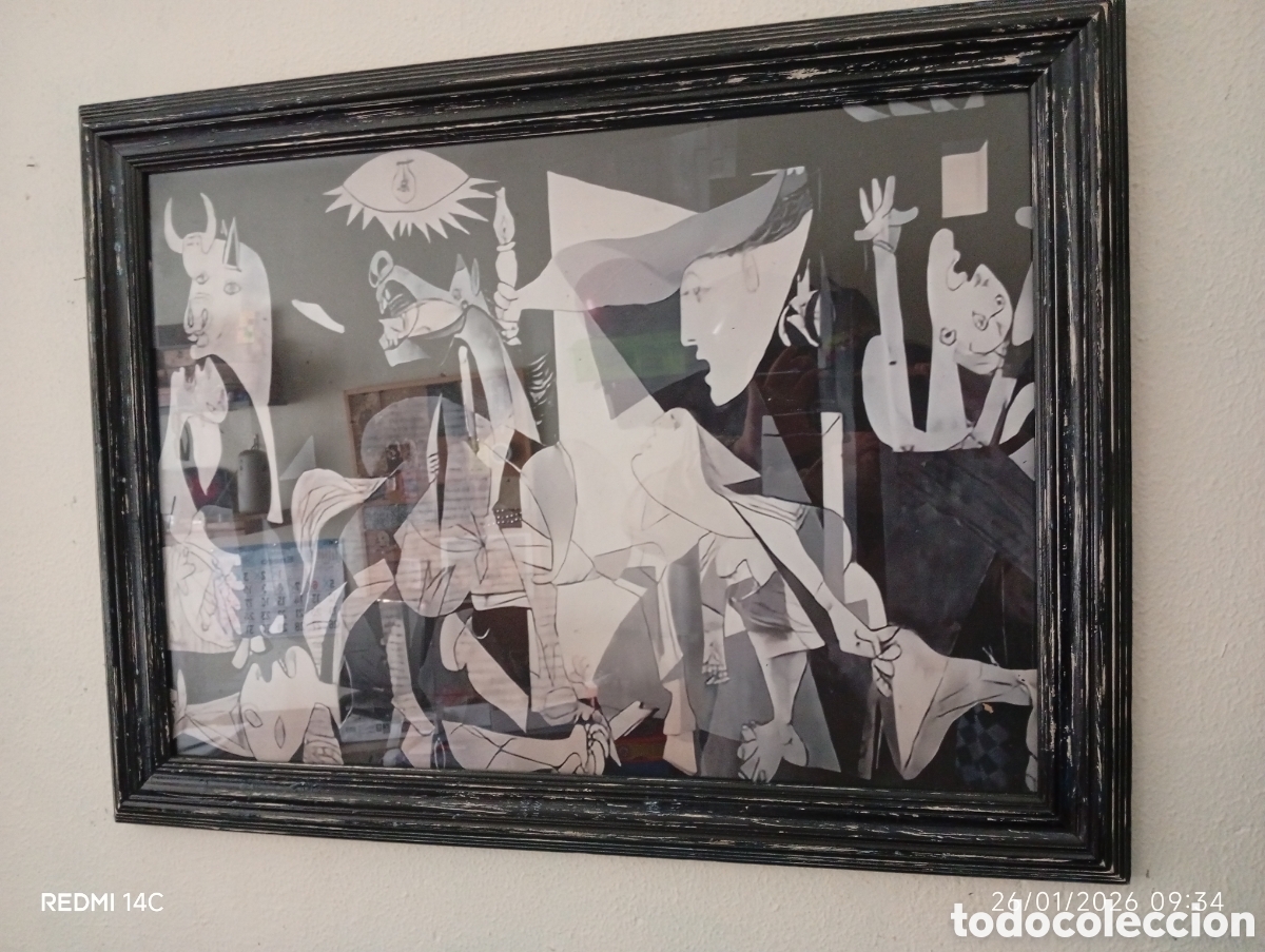 Otros objetos de arte: Cuadro picaso Guernica,muy - Foto 3