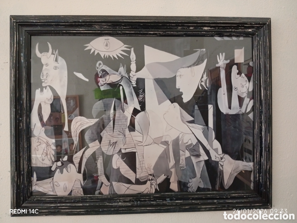 Otros objetos de arte: Cuadro picaso Guernica,muy - Foto 1