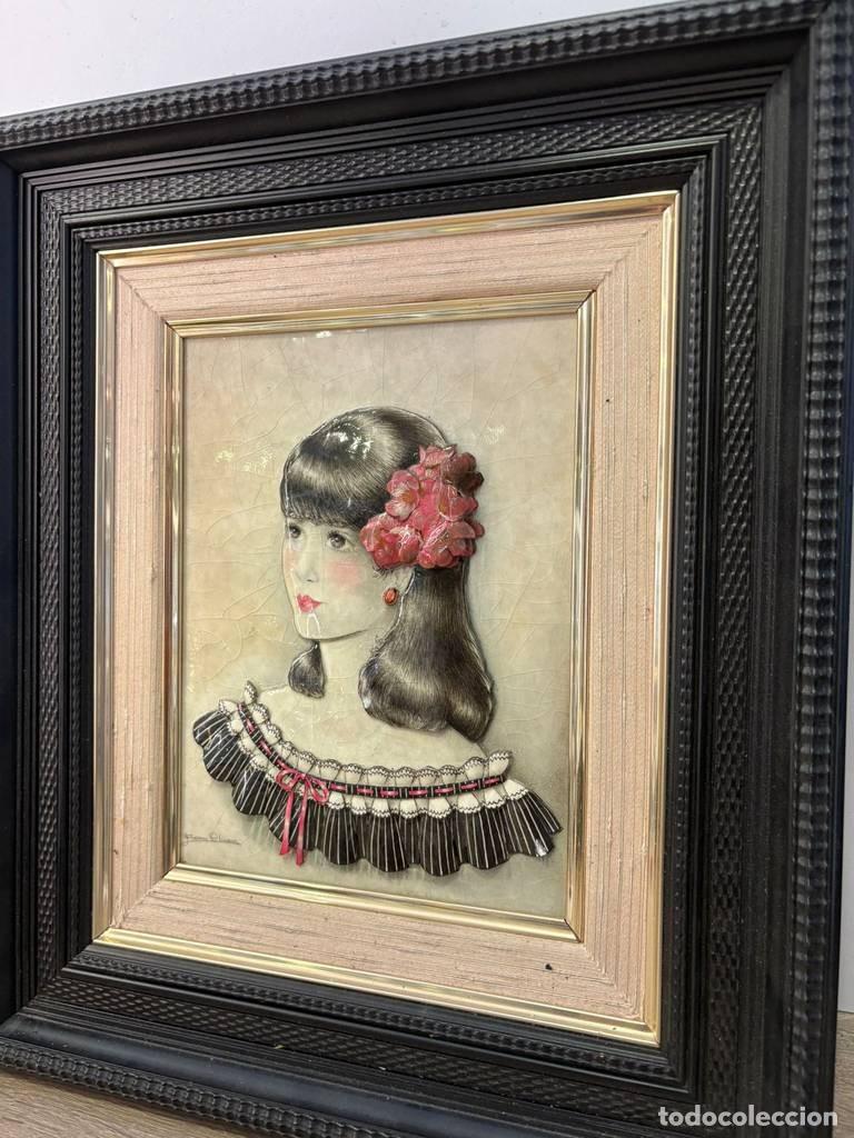 Otros objetos de arte: CUADRO DE MUJER..... - Foto 2