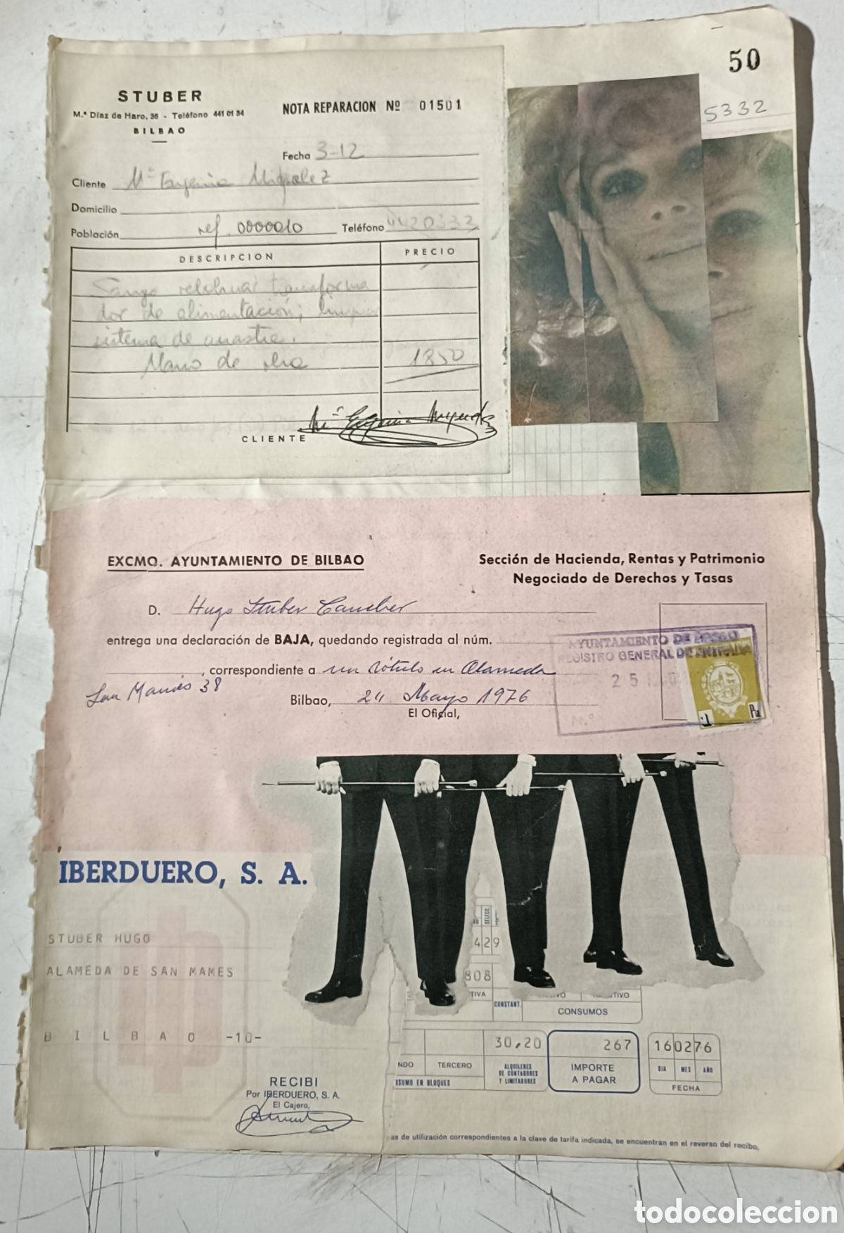 Otros objetos de arte: Collage sobre papel directo del artista - Foto 1