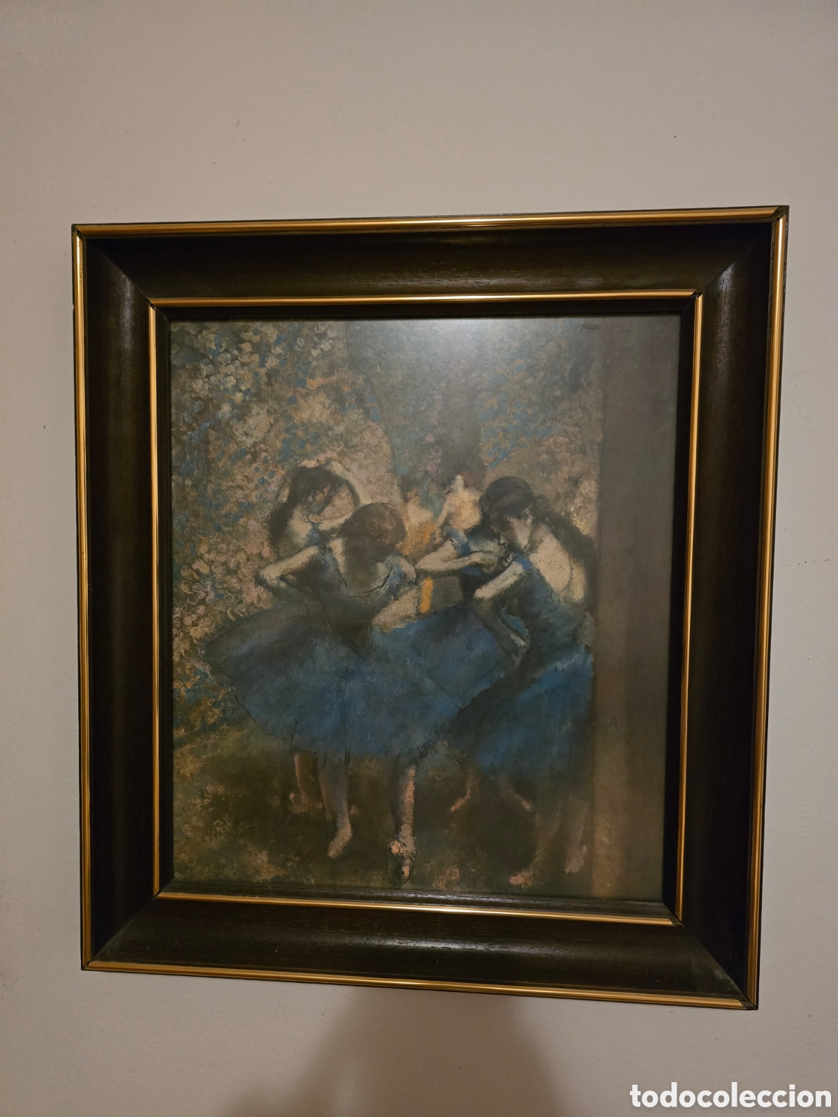 Otros objetos de arte: Cuadro antiguo vintage bailarinas - Foto 1