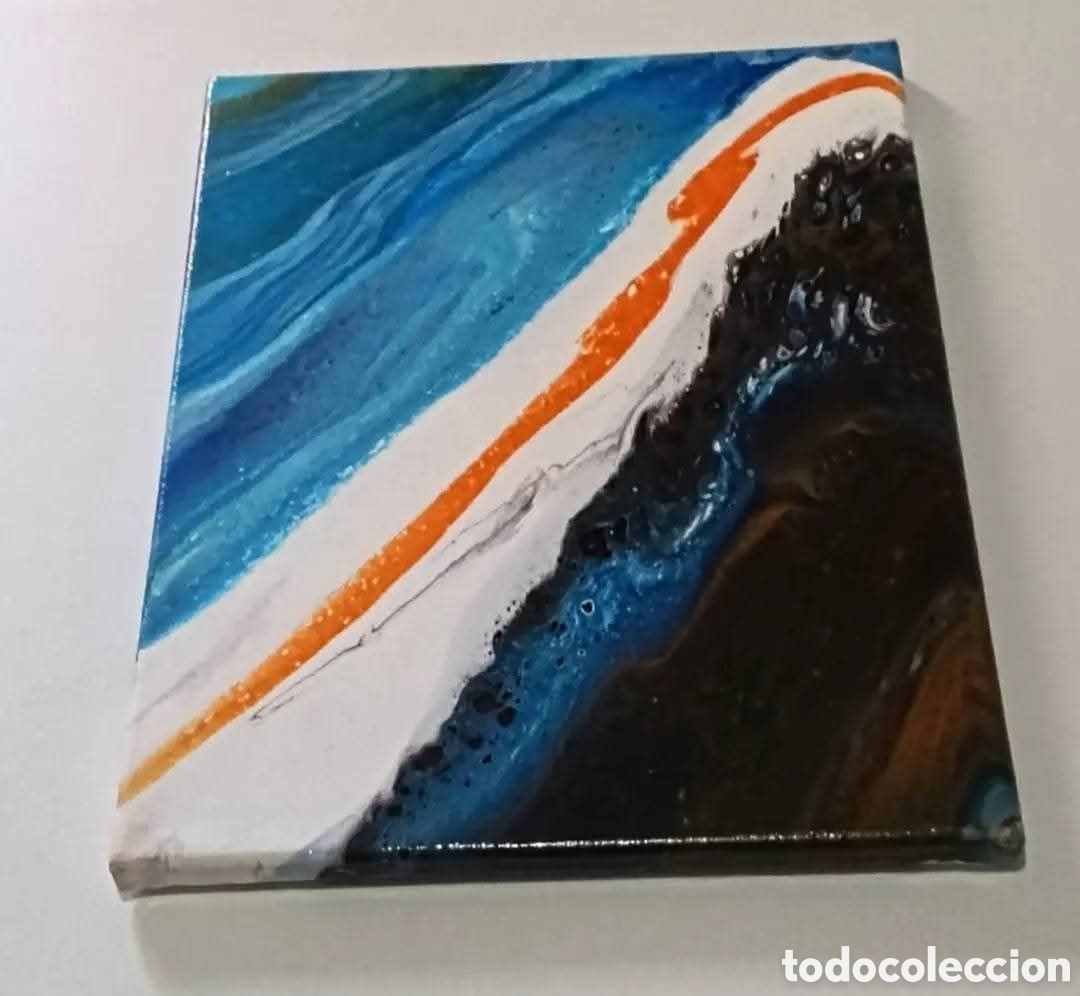 Otros objetos de arte: Cuadro abstracto de acr&iacute;lico sobre lienzo - Foto 1