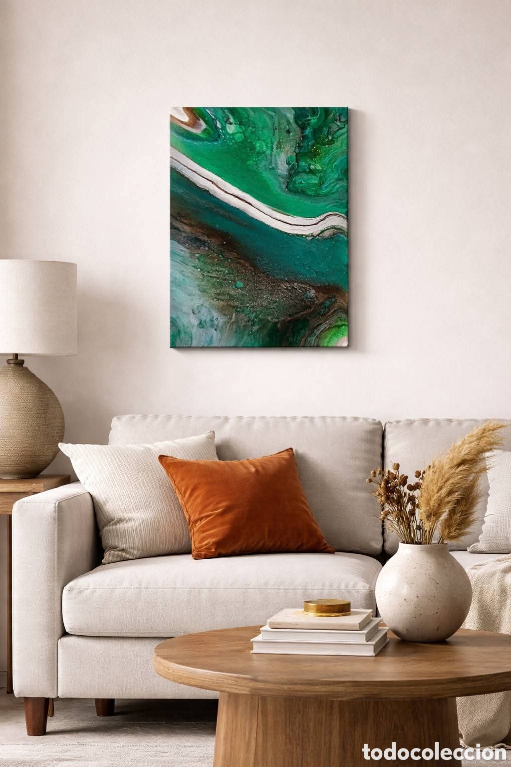 Otros objetos de arte: Cuadro abstracto de acr&iacute;lico sobre lienzo - Foto 2
