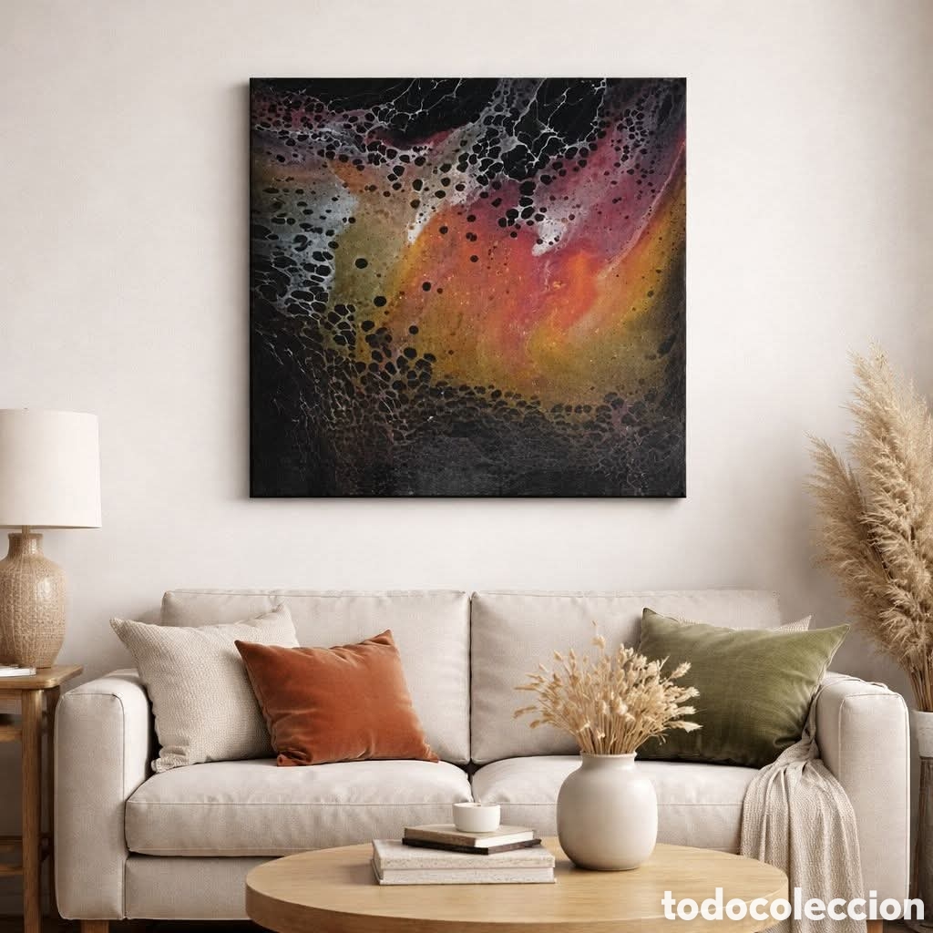 Otros objetos de arte: Cuadro abstractos de acr&iacute;lico sobre lienzo - Foto 2