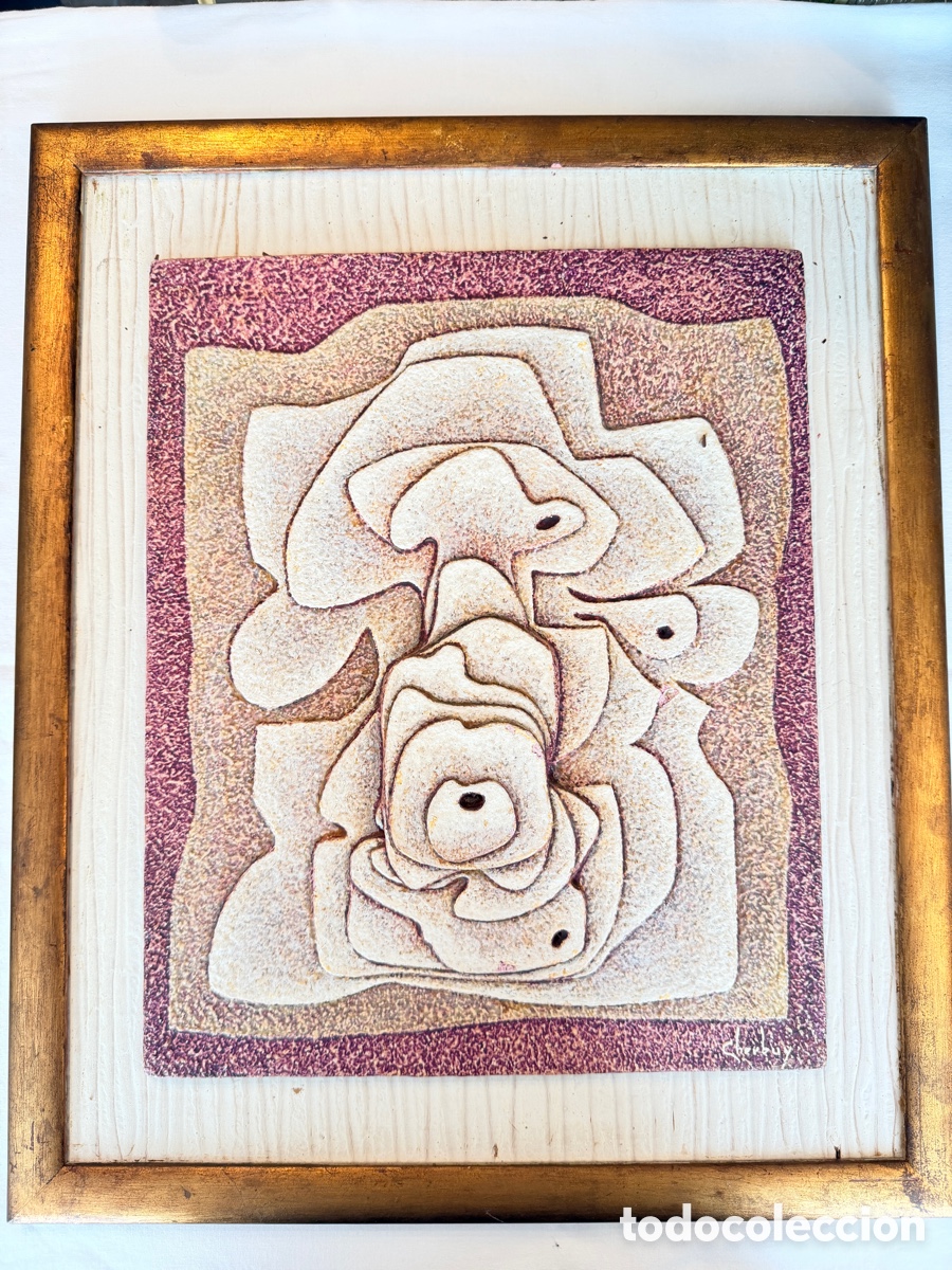 Otros objetos de arte: CHERBUY CUADRO MODERNISTA - Foto 1