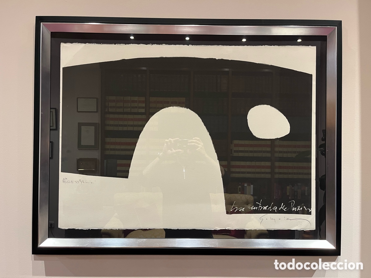 Otros objetos de arte: L&aacute;mina &ldquo;La Puerta del Para&iacute;so&rdquo; de Echegoien - Foto 1