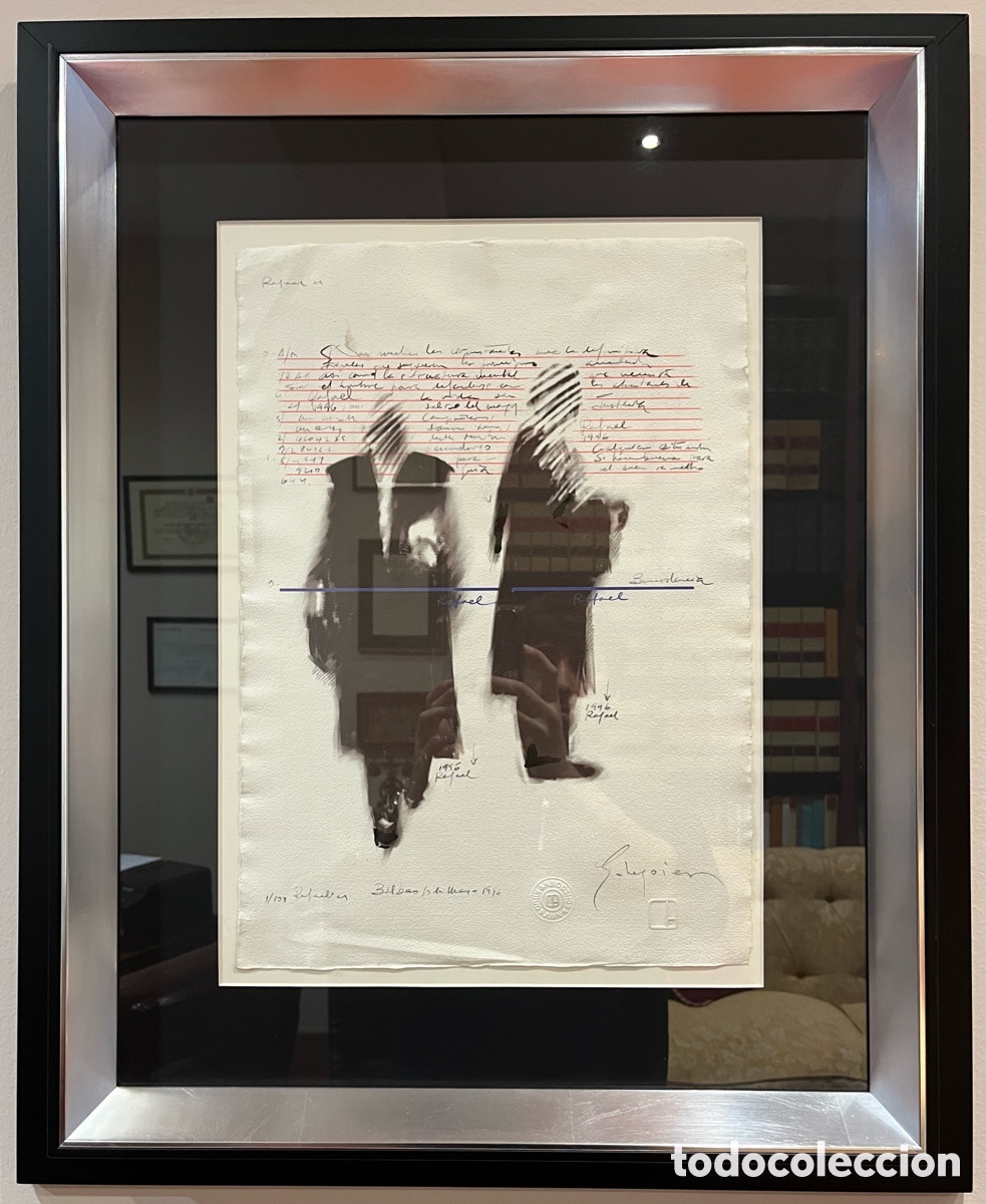 Otros objetos de arte: L&aacute;mina &ldquo;Rafaeles&rdquo; de Echegoien - Foto 1
