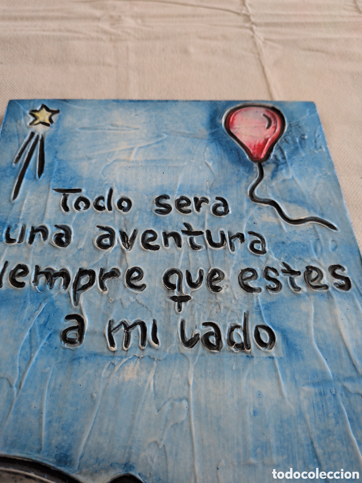 Otros objetos de arte: Cuadro de madera hecho a mno - Foto 2