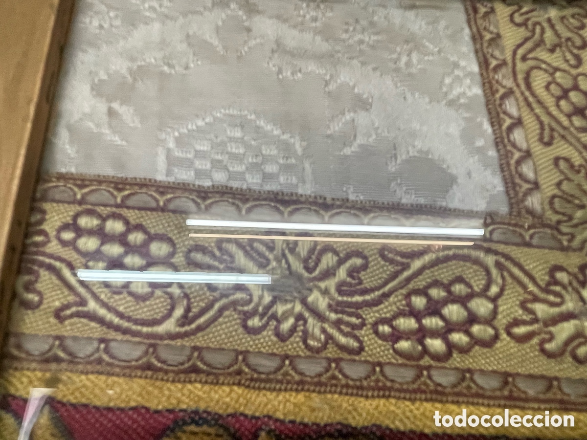 Otros objetos de arte: Cuadro religioso bordado - Foto 4