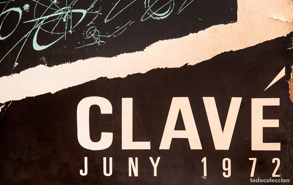 Otros objetos de arte: CLAV&Eacute; - CARTEL - 1972 - SALA GASPAR - Foto 4