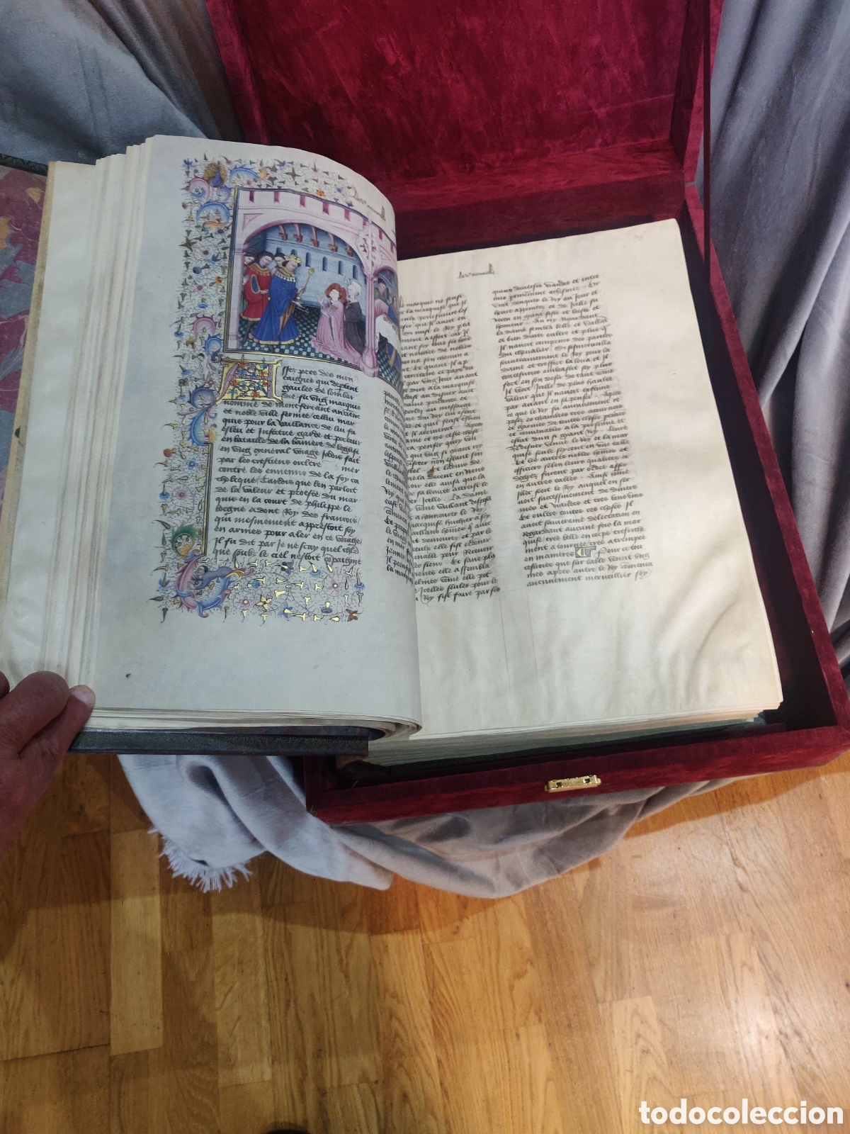 Otros objetos de arte: EL DECAMER&Oacute;N de BOCCACCIO, siglo XV. Ed. Scriptorium - Foto 5