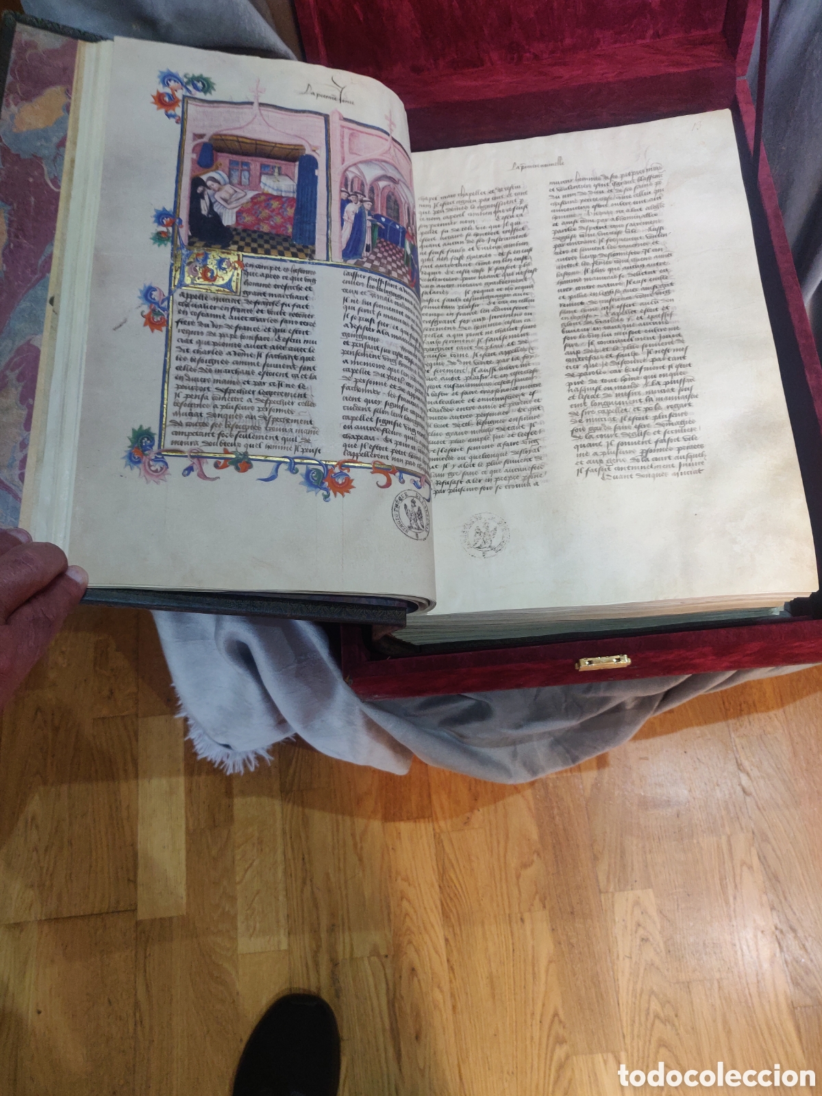 Otros objetos de arte: EL DECAMER&Oacute;N de BOCCACCIO, siglo XV. Ed. Scriptorium - Foto 6