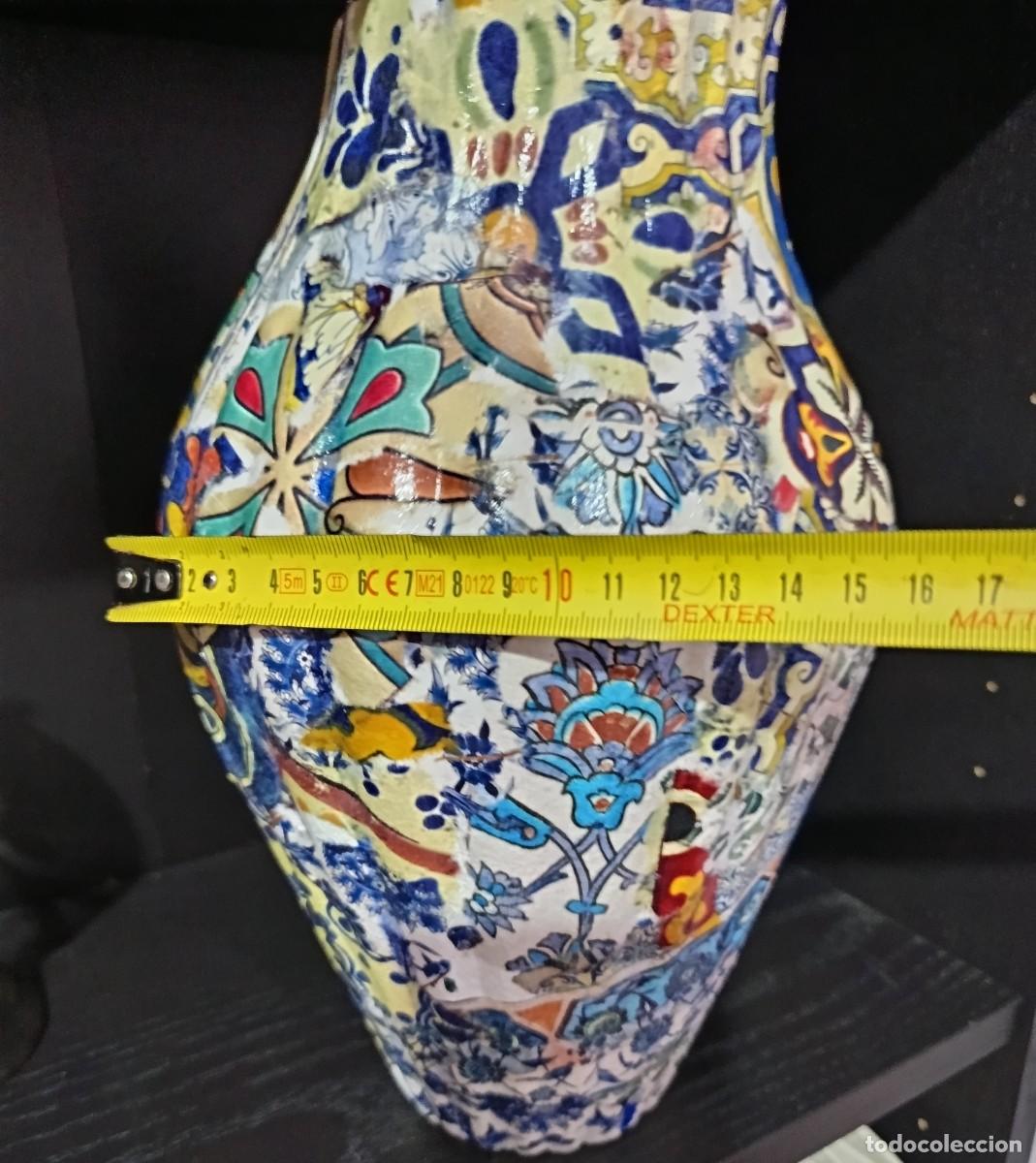 Otros objetos de arte: Jarr&oacute;n con decoupage - Foto 5