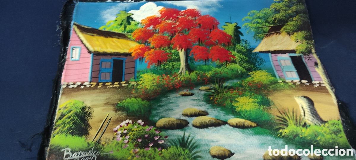 Otros objetos de arte: Acr&iacute;lico firma Barranco - Foto 7