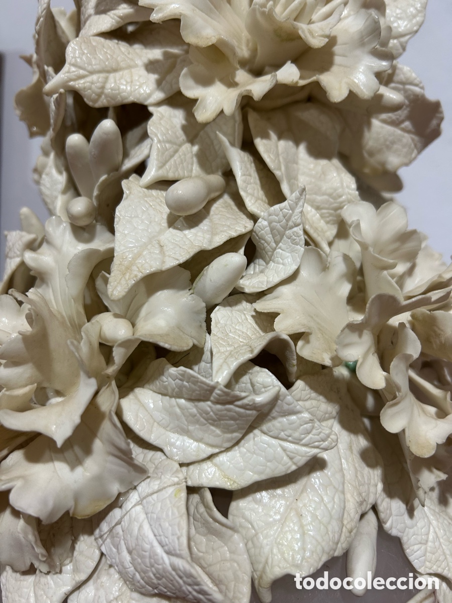Otros objetos de arte: L&aacute;mpara de mesa decoraci&oacute;n floral - Foto 2