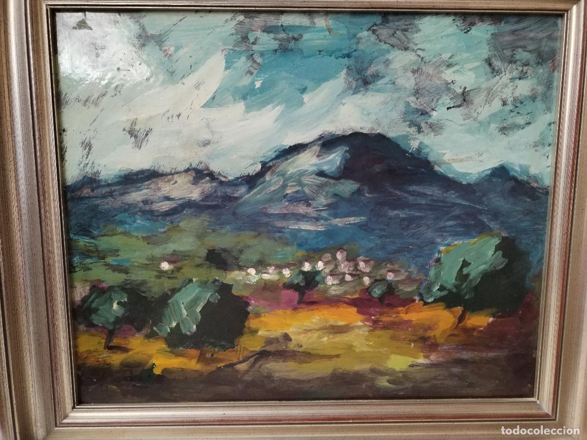 Otros objetos de arte: cuadro paisaje lamina table - Foto 5